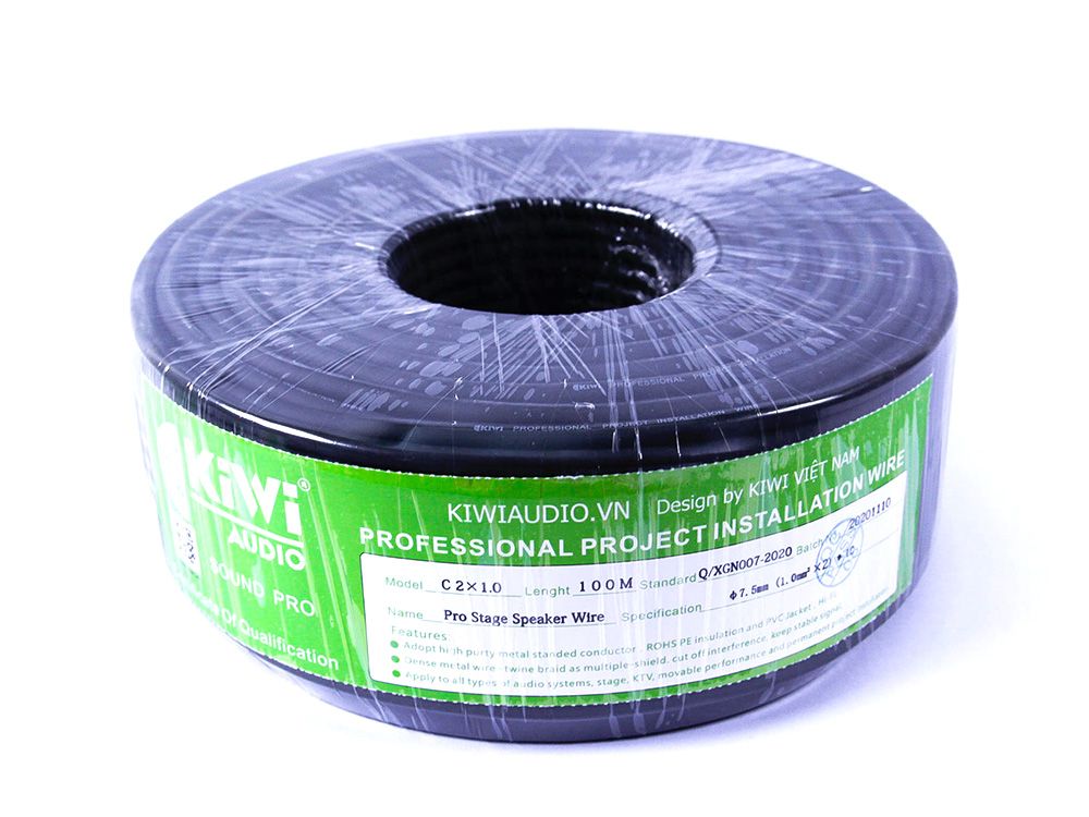 Dây loa Kiwi 2x1.0mm