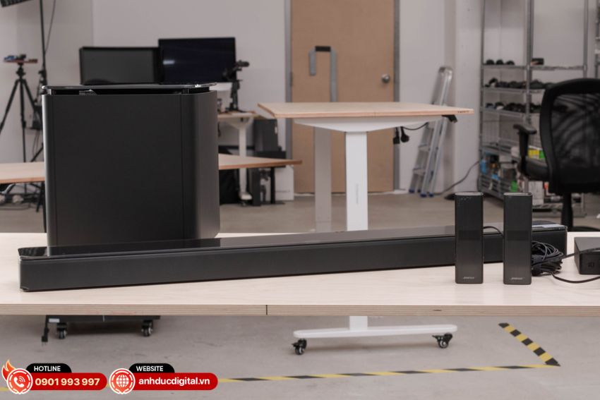 Loa Soundbar Bose Smart Ultra + Bose Bass Module 700 + Bose Surround Speakers 700 Black (8)