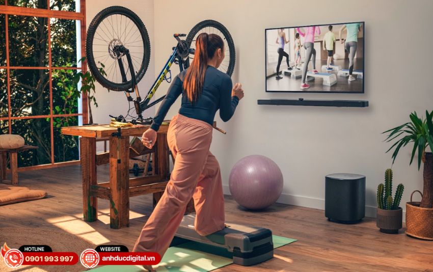 Loa vệ tinh không dây, pin sạc dùng tới 10 giờ