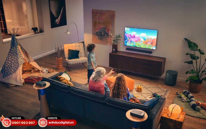 JBL Bar 1000 MK2 được trang bị hệ thống loa tổng công suất 960W
