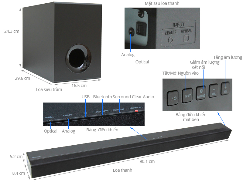 Sony Soundbar HT-CT80 2