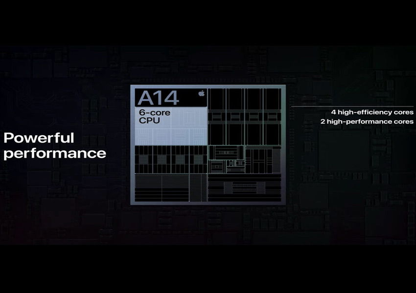 Cấu hình: Con chip A14 Bionic