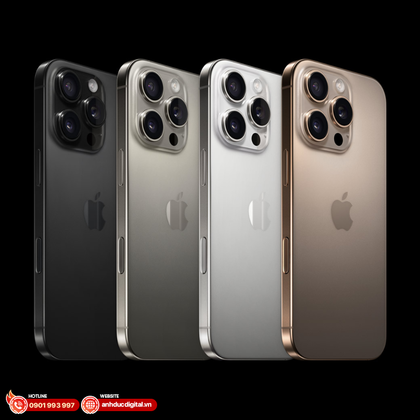 4 màu sắc iPhone 16 Pro