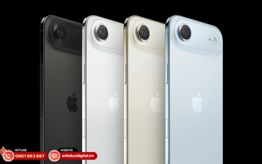 iPhone Air có 3 phiên bản dung lượng