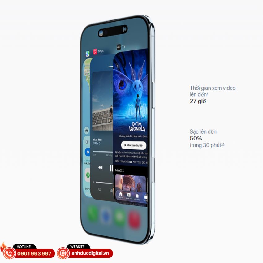 thời lượng pin của iPhone Air