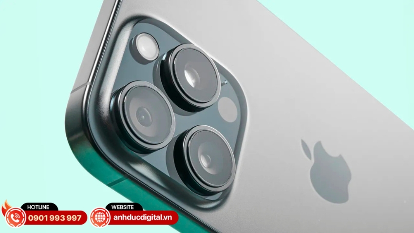 Phiên bản 17 Pro sở hữu cụm 3 camera sau mạnh mẽ 48MP