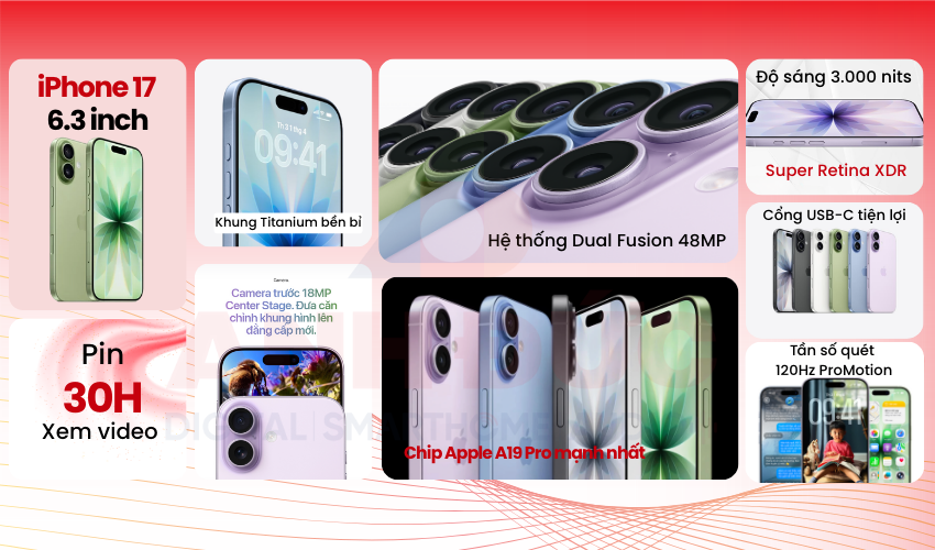 iPhone 17 series chính hãng