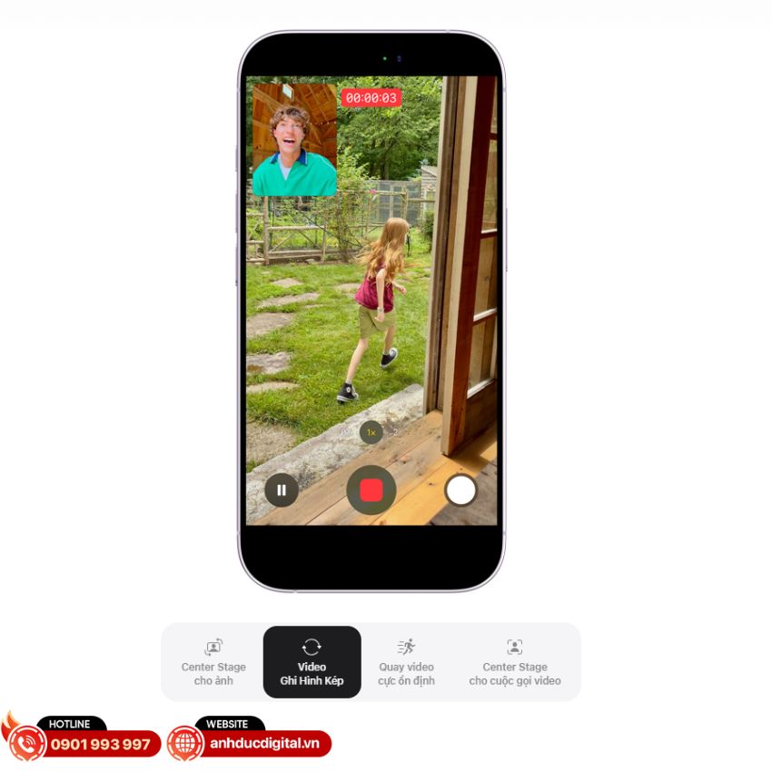 Hệ thống camera sau Dual Fusion của iphone17