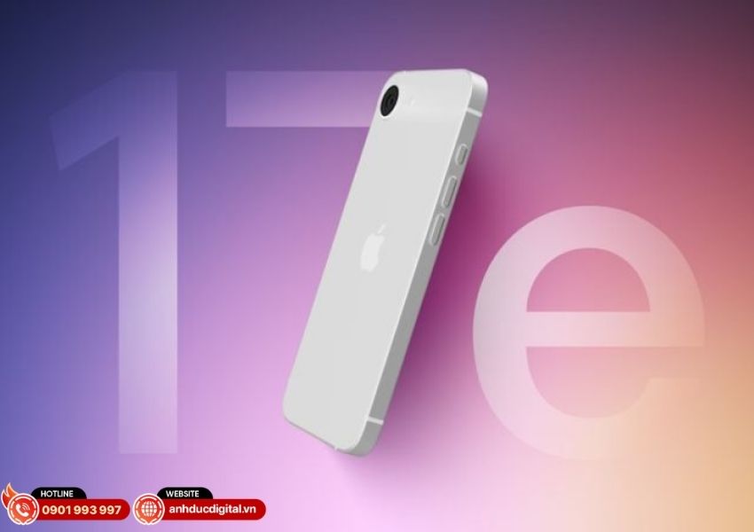 iPhone 17e thiết kế nhỏ gọn 6,1 inch