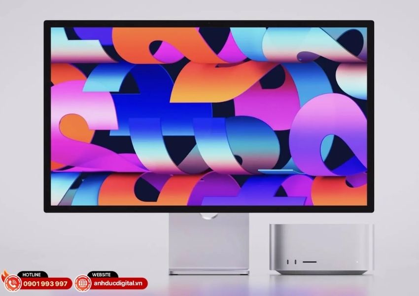 Camera Center Stage v&agrave; hệ thống micr&ocirc; chuẩn studio của Studio Display Gen 2