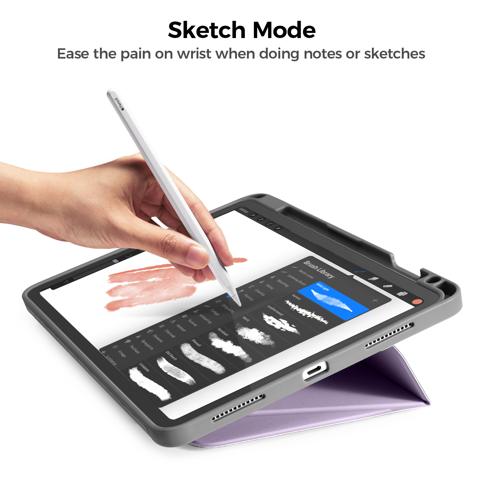 Bao da bảo vệ Tomtoc Inspire-B02 iPad Tri-Mode Case For 10.9 inch iPad Air 4TH 5TH 1 (5)