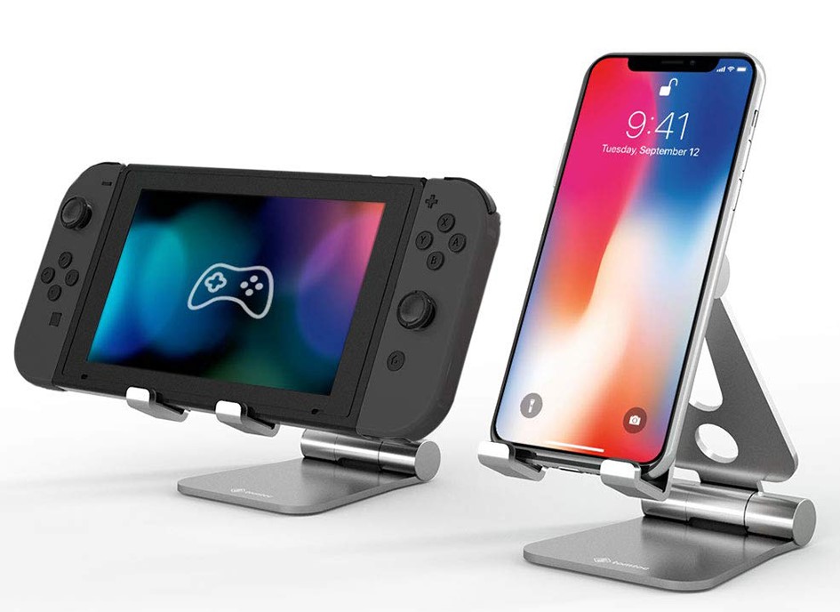 Giá đỡ Tomtoc Alumium đa góc for Nintendo SwitchiPad MiniiPhoneSmartphone 13