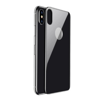 Dán chống vỡ Baseus Full Coverage Curved Rear Protector for iPhone XS Max | Black