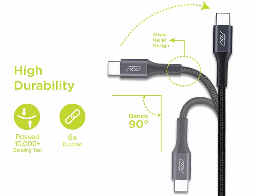 Cáp Innostyle DuraFLEX 1.5m USB C to Type C 25