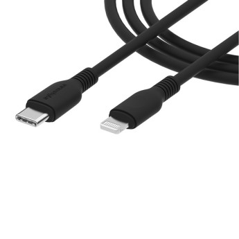 Cáp Innostyle Jazzy USB C to lightning 1.2M | Black (Chính Hãng)