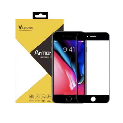 Miếng dán cường lực trong LeArmor 2.5D Full Screen iPhone 7/8 Plus | Black (Chính Hãng)