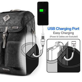 Balo Tomtoc City Vintage for Ultrabook 15" (Chính Hãng)