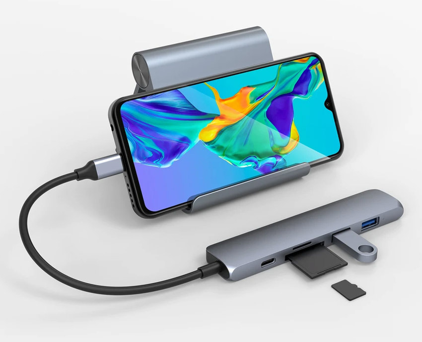 Cổng chuyển Hyperdrive Bar 6 in 1 USB-C Hub 08