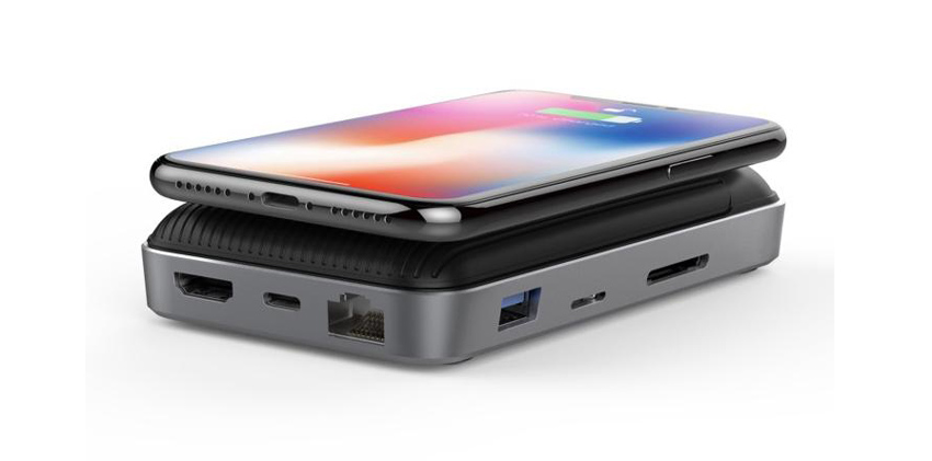 HyperDrive 7.5W Wireless Charger USB-C Hub 02