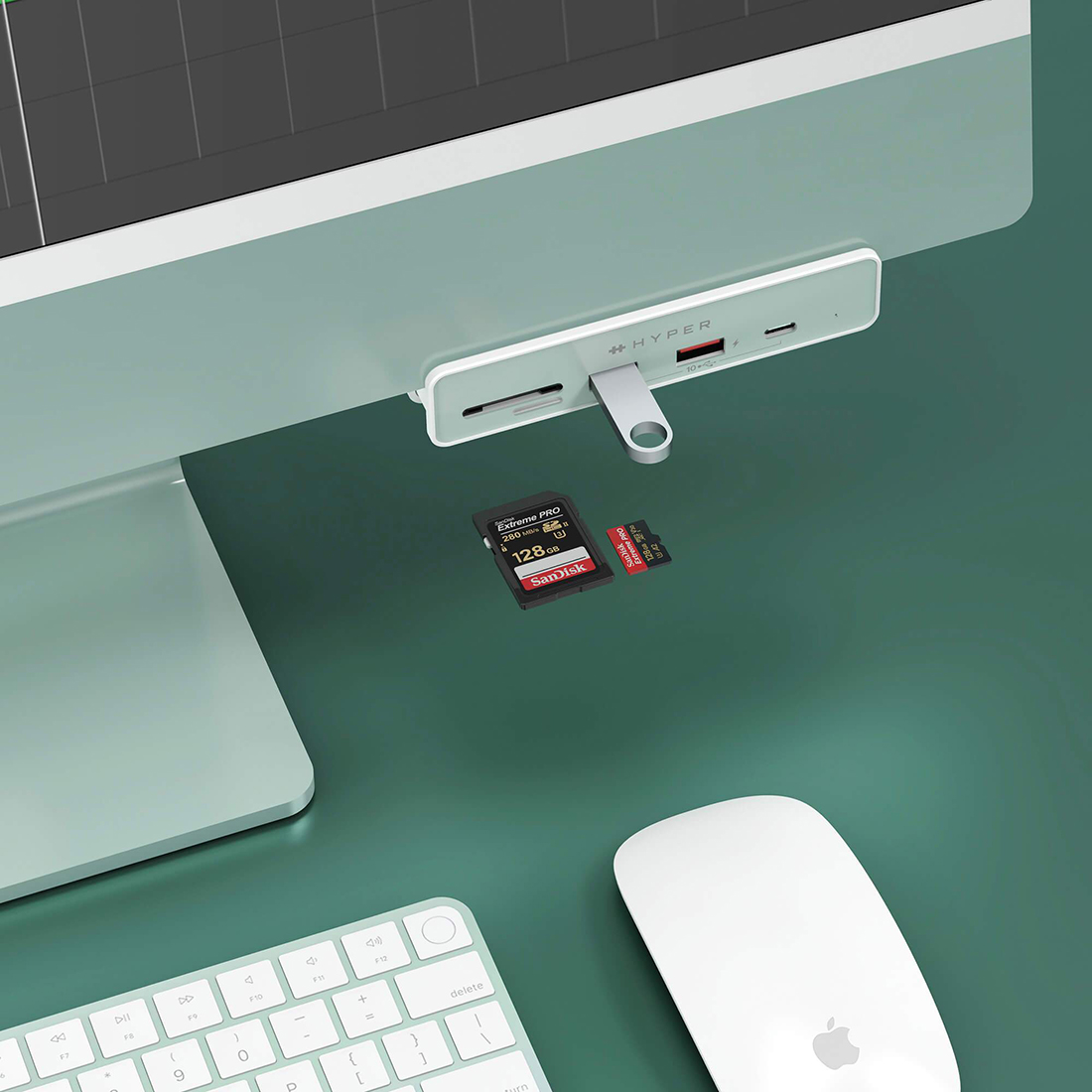 Cổng chuyển Hyperdrive HDMI 4K60HZ 6-in-1 USB-C Hub 12