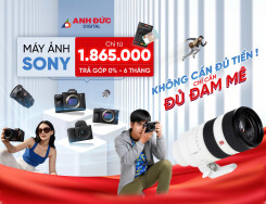 MUA MÁY ẢNH SONY TRẢ GÓP 0%