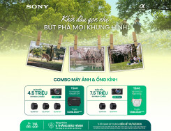 Ưu đãi cực sốc cùng Sony