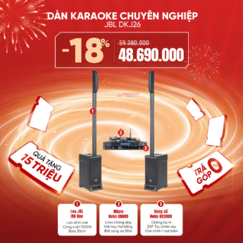 Dàn Karaoke Chuyên Nghiệp JBL DKJ26 (Chính Hãng)