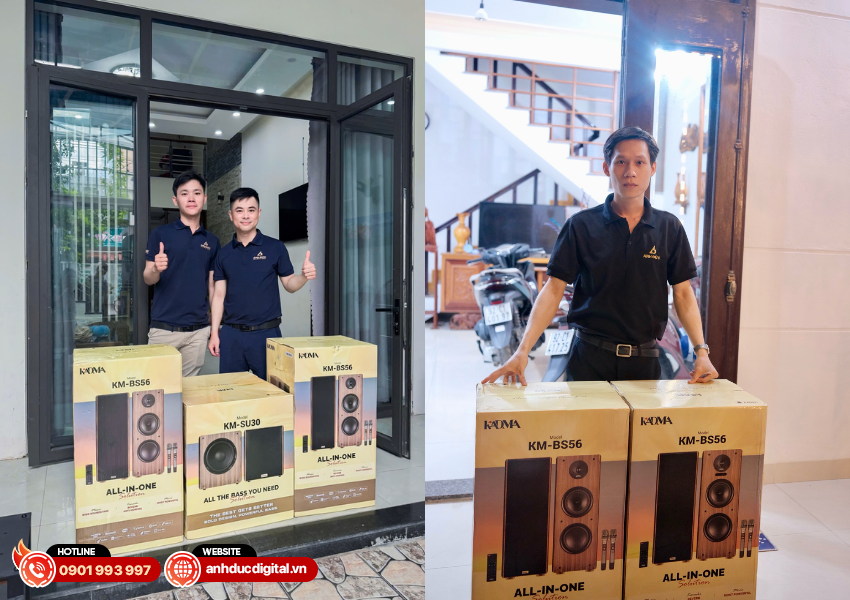 Lắp đặt Kadma BS56 tại nhà cho khách hàng