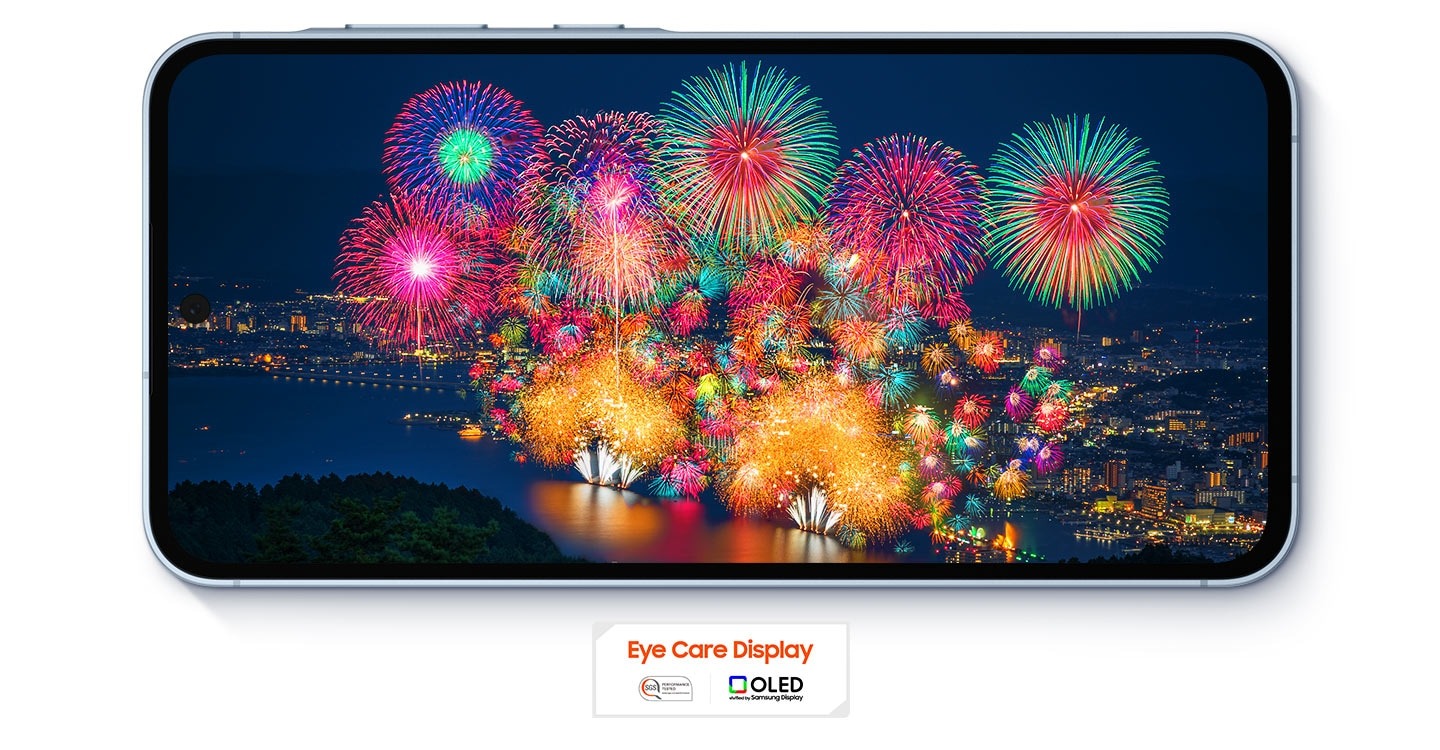 Màn hình Super AMOLED hiển thị sống động, sắc nét 