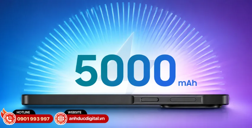 Galaxy A27 5G được trang bị viên pin 5000mAh đáp ứng nhu cầu sử dụng trong cả ngày dài