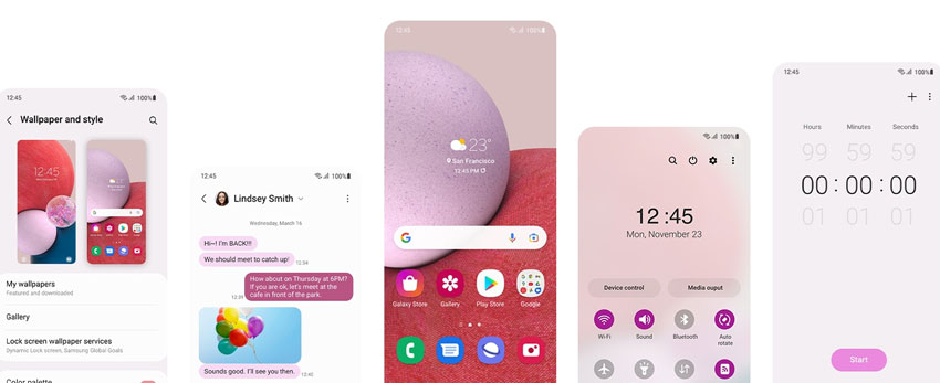 Giao diện One UI ấn tượng