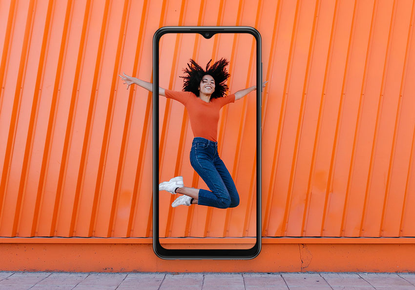 Màn hình tràn viền vô cực Infinity-V 6.6 inch rộng lớn