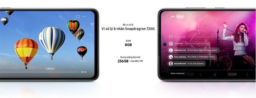 Cấu hình cực mạnh, bộ nhớ trong lên đến 256GB