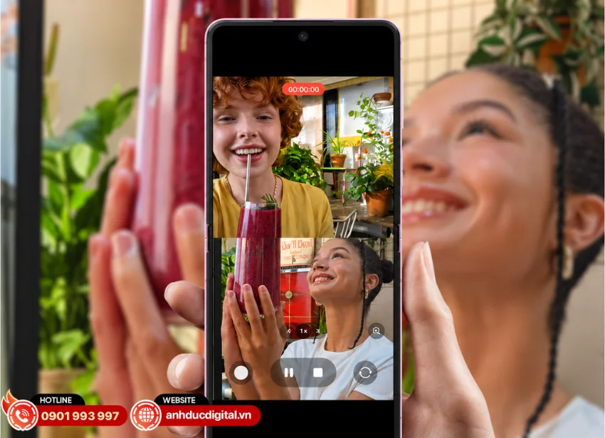 Samsung Galaxy Z Flip8 hỗ trợ quay video UHD 4K 60fps với chất lượng h&igrave;nh ảnh sắc n&eacute;t