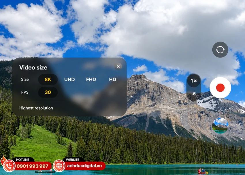 Samsung Galaxy Z Fold8 Ultra hỗ trợ quay video UHD 8K với chất lượng h&igrave;nh ảnh sắc n&eacute;t