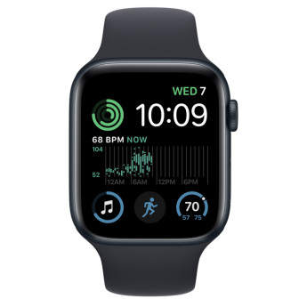 Apple Watch SE 2022 | 44mm/GPS | Midnight Aluminium Case/Midnight Sport Band (Chính hãng)