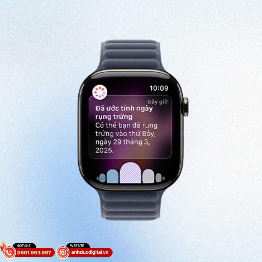 Tính năng theo dõi chu kỳ của apple series 11