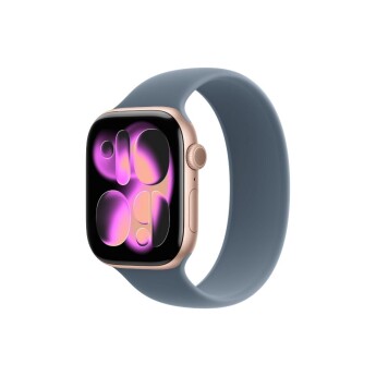 Apple Watch Series 11 | 46mm/GPS | Aluminum Case | Rose Gold/Rubber (Chính hãng)