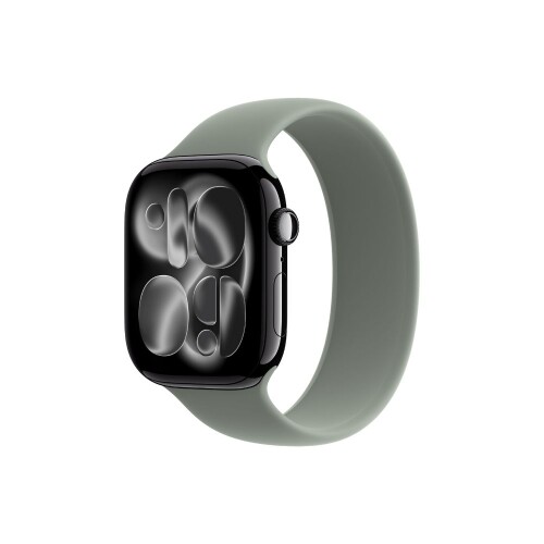 Apple Watch Series 11 | 42mm/GPS | Aluminum Case | Glossy Black/Rubber (Chính hãng)