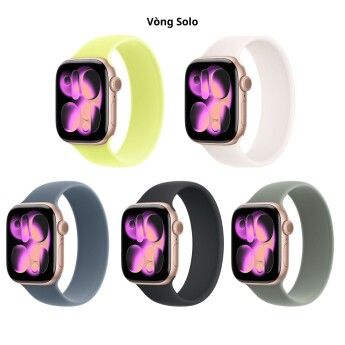 Apple Watch Series 11 | 46mm/GPS | Aluminum Case | Rose Gold/Rubber (Chính hãng)
