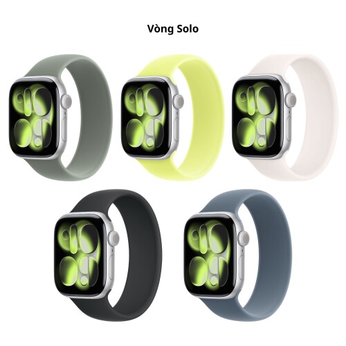 Apple Watch Series 11 | 46mm/GPS | Aluminum Case | Silver/Rubber (Chính hãng)