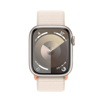 Apple Watch Series 9 | 41mm/GPS | Starlight Aluminum Case/ Starlight Sport Loop (Chính hãng)