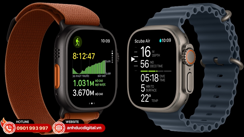 Apple Watch Ultra 3 trang bị cá tính năng phục vụ hoạt động ngoài trời