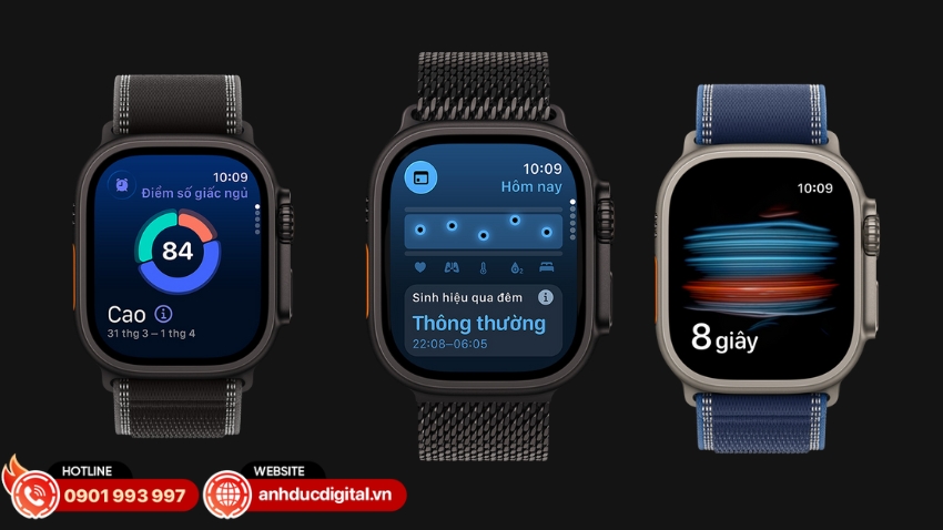 Apple Watch Ultra 3 hỗ trợ các tính năng theo dõi sức khỏe