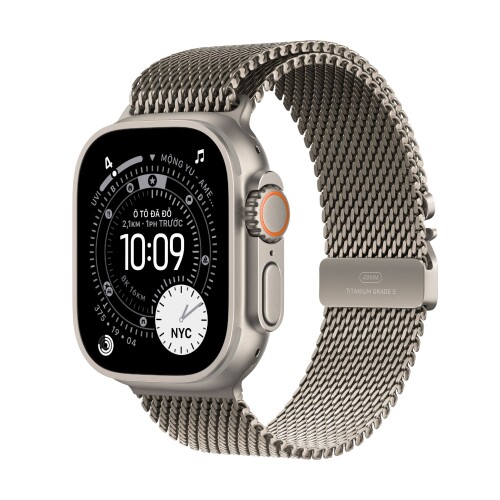 Apple Watch Ultra 3 | 49mm/GPS | Natural Color/Milan Titan Winding (Chính hãng)