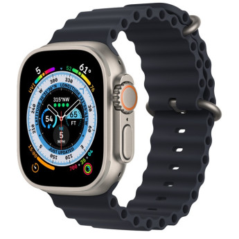 Apple Watch Ultra | 49mm/GPS + Cellular | Titanium Case/Midnight Ocean Band (Chính hãng)