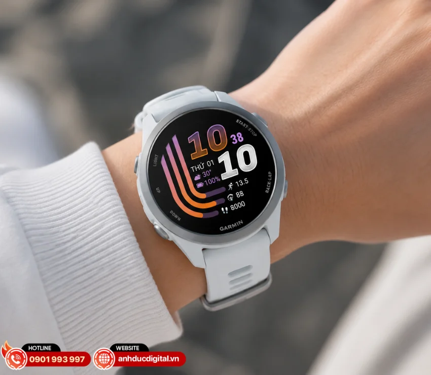 Garmin Forerunner 170 Music mang đến thời lượng pin ấn tượng l&ecirc;n đến 10 ng&agrave;y