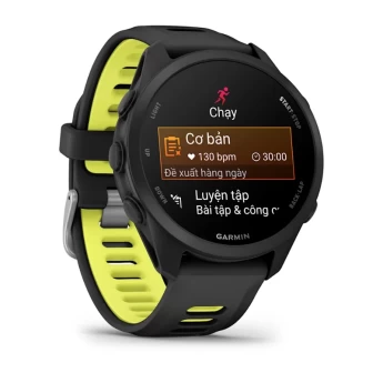 Garmin Forerunner 170 Music | Black / Amp Yellow (Chính hãng)