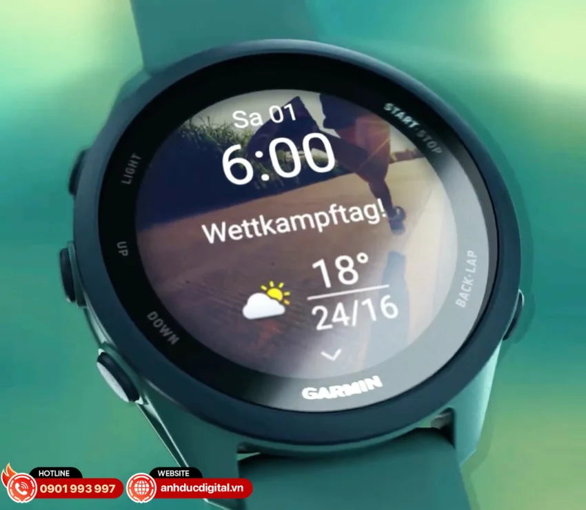 Garmin Forerunner 170 hỗ trợ nhiều hệ thống định vị