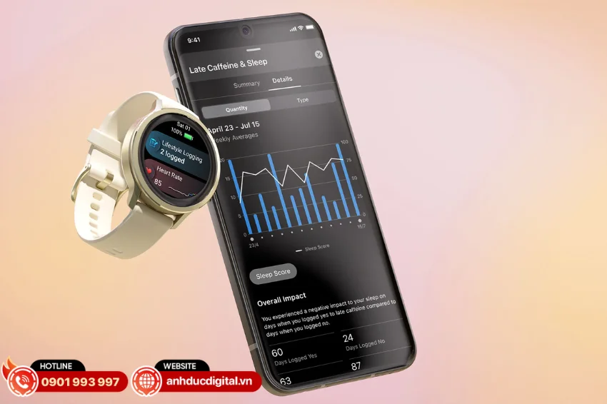 Garmin Venu 4 được trang bị hệ thống cảm biến sức khỏe ti&ecirc;n tiến